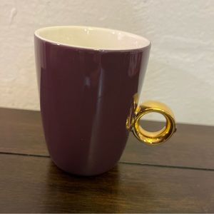 Purple and Gold Amethyst color Ring Coffee Tea Mug Fred 2012